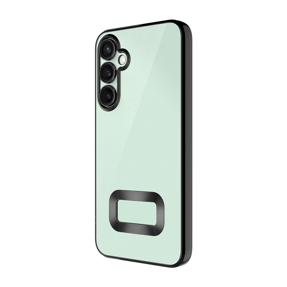 Galaxy A16 Kılıf Kamera Korumalı Logo Gösteren Zore Omega Kapak Derin Mor