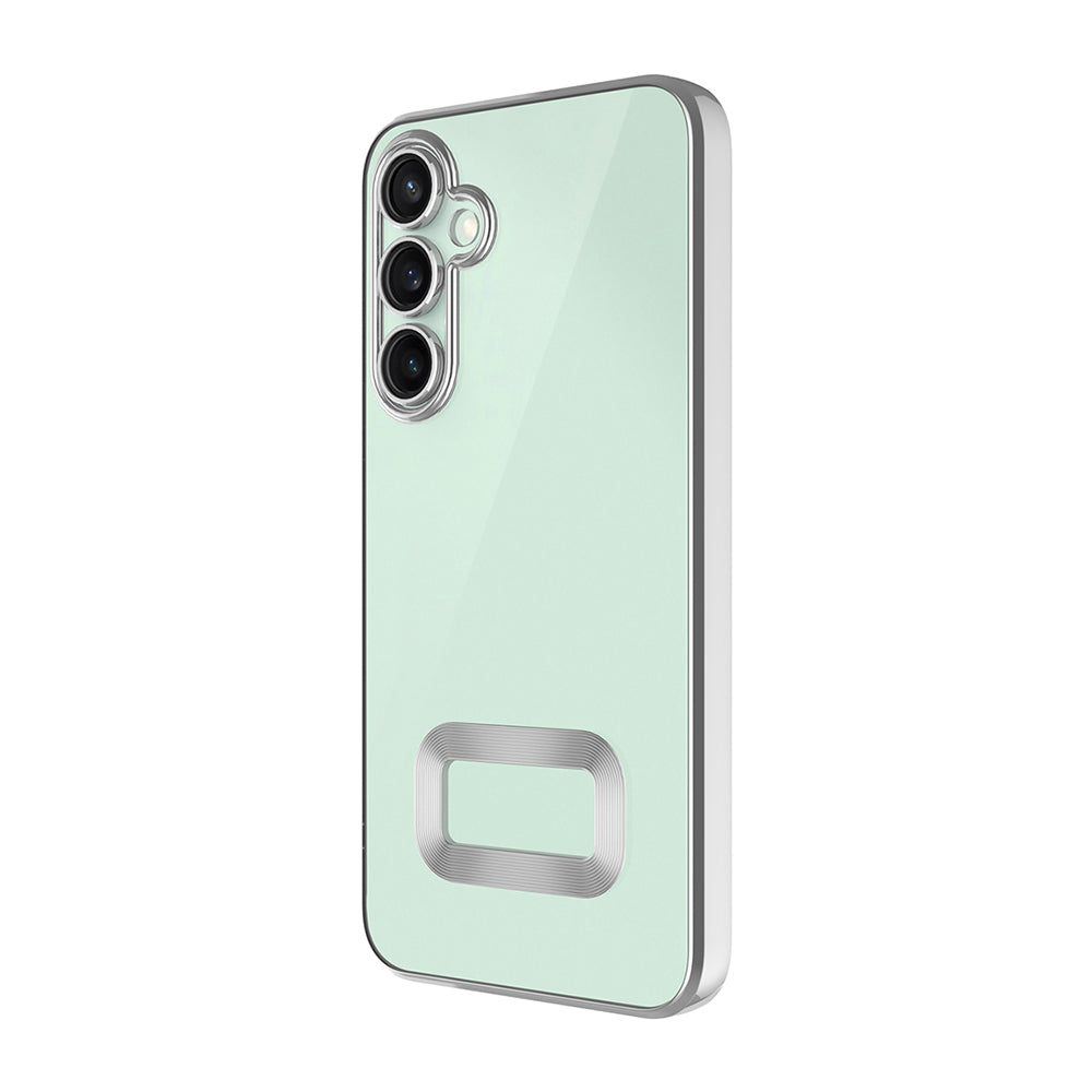 Galaxy A16 Kılıf Kamera Korumalı Logo Gösteren Zore Omega Kapak Sierra Mavi