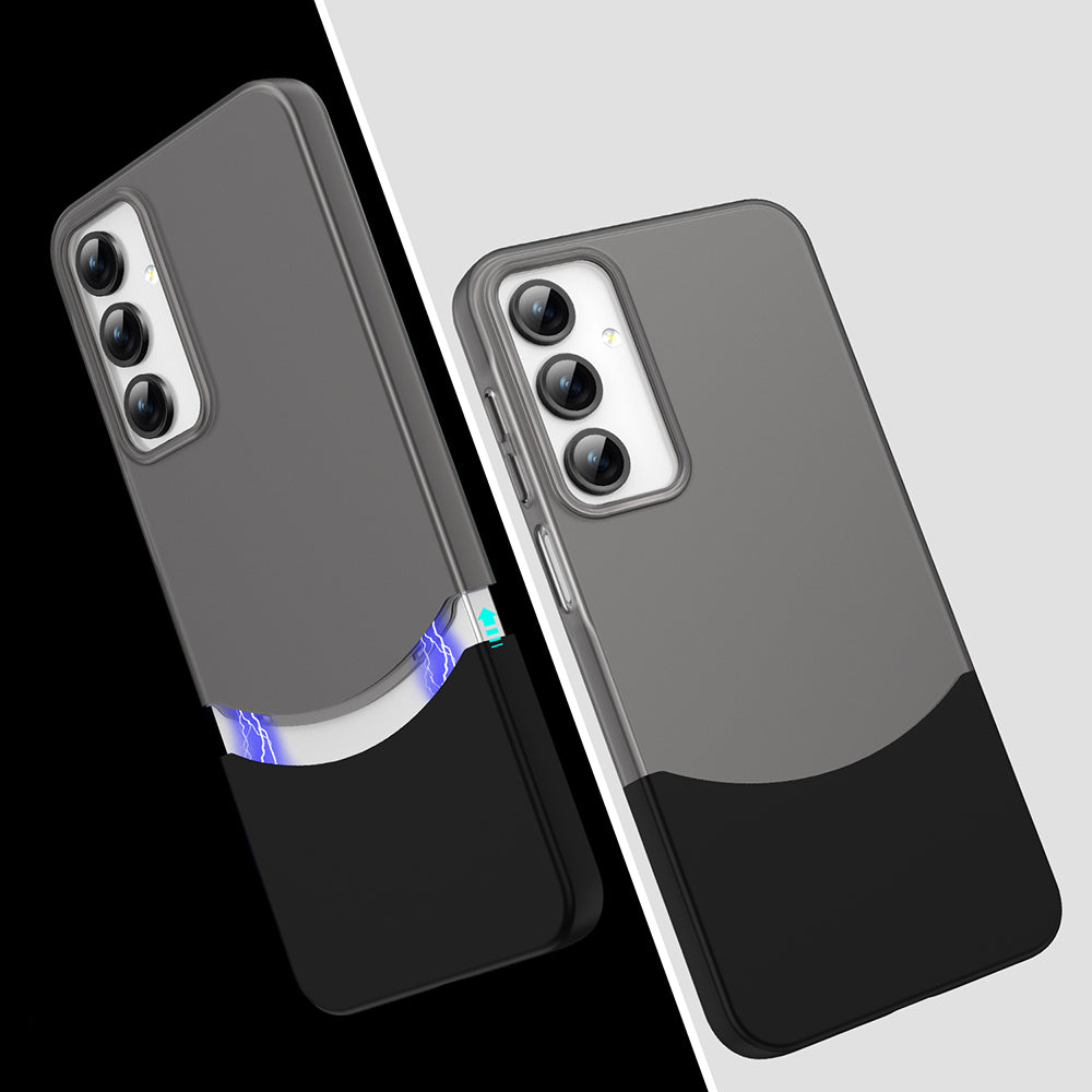 Galaxy A16 Kılıf Mıknatıslı Zore Duble Kapak Siyah