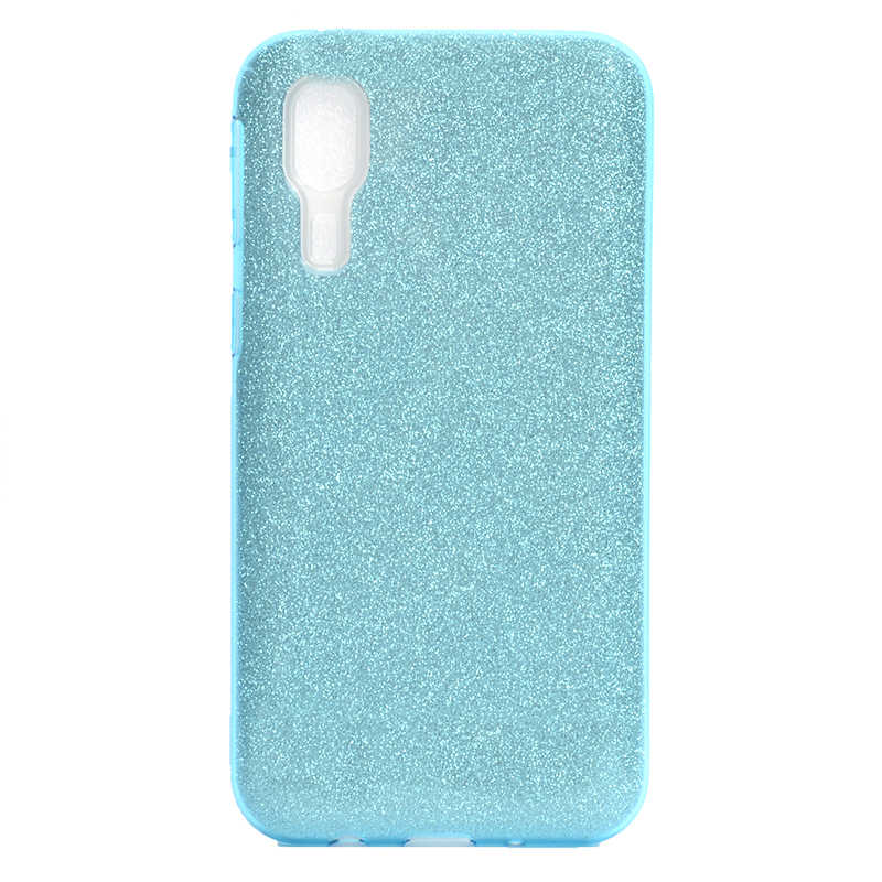 Galaxy A2 Core Kılıf Zore Shining Silikon Mavi