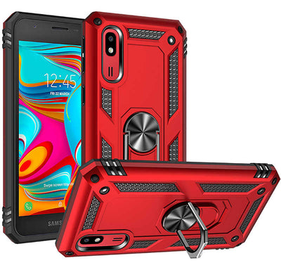 Galaxy A2 Core Kılıf Zore Vega Kapak Mavi