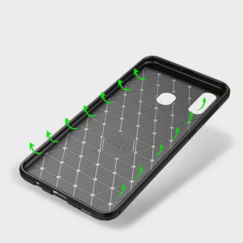 Galaxy A20 Kılıf Zore Negro Silikon Kapak Lacivert