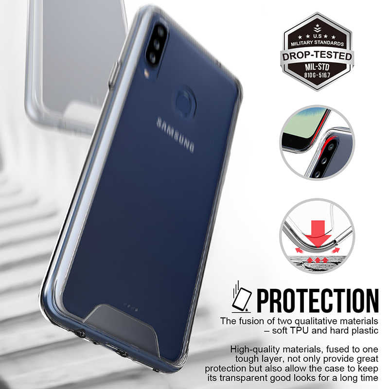 Galaxy A20S Kılıf Zore Gard Silikon Renksiz