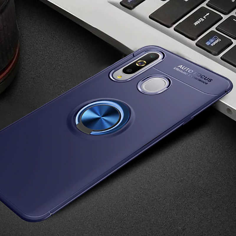 Galaxy A20S Kılıf Zore Ravel Silikon Kapak Mavi