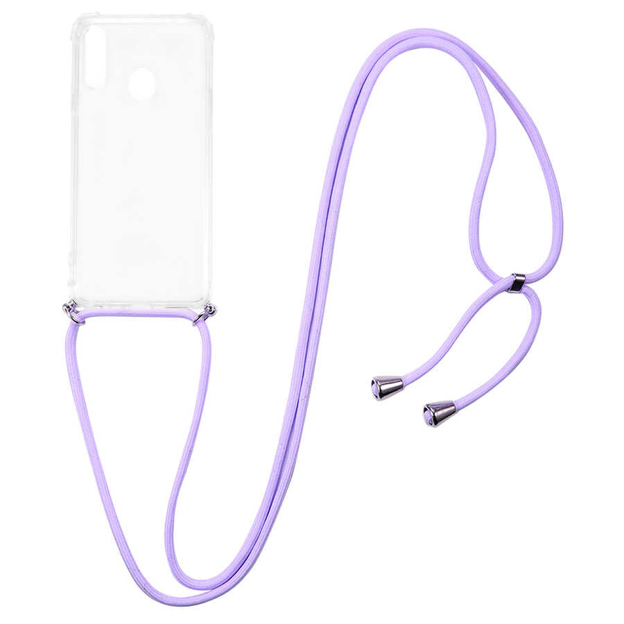 Galaxy A20S Kılıf Zore X-Rop Kapak Renksiz