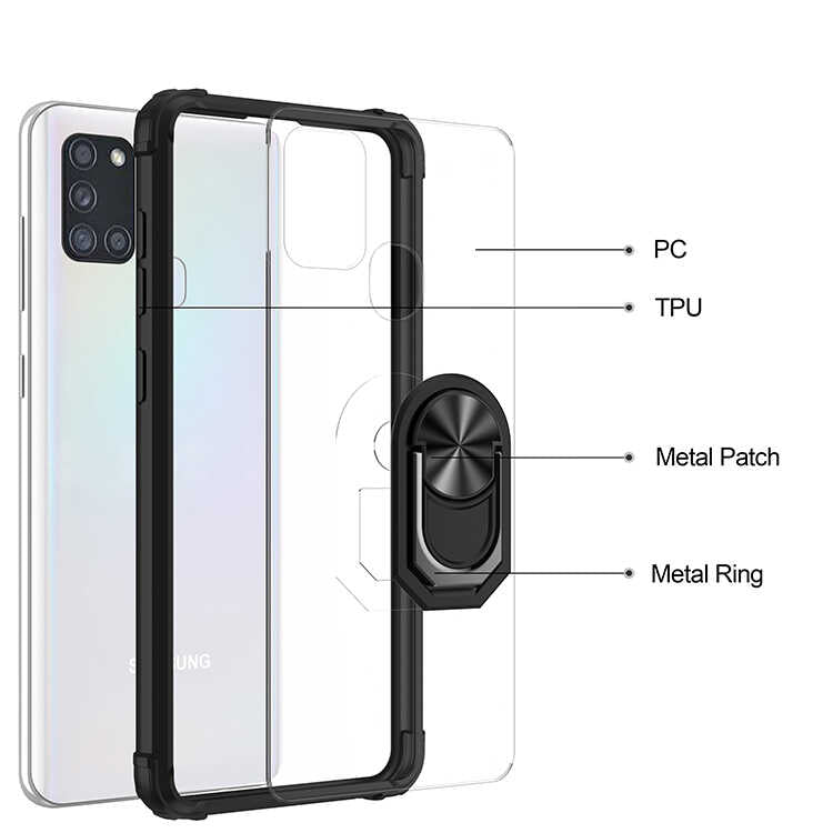 Galaxy A21S Kılıf Zore Mola Kapak Siyah