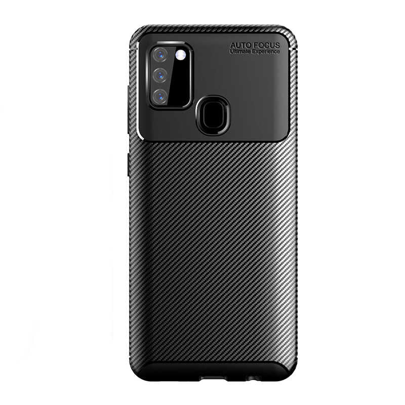 Galaxy A21S Kılıf Zore Negro Silikon Kapak Lacivert