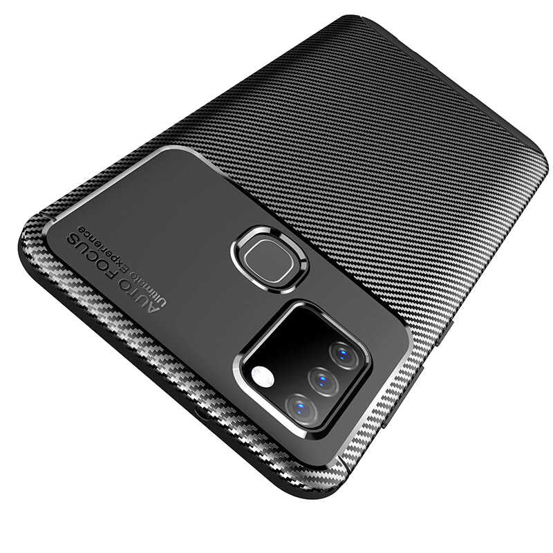 Galaxy A21S Kılıf Zore Negro Silikon Kapak Kahverengi
