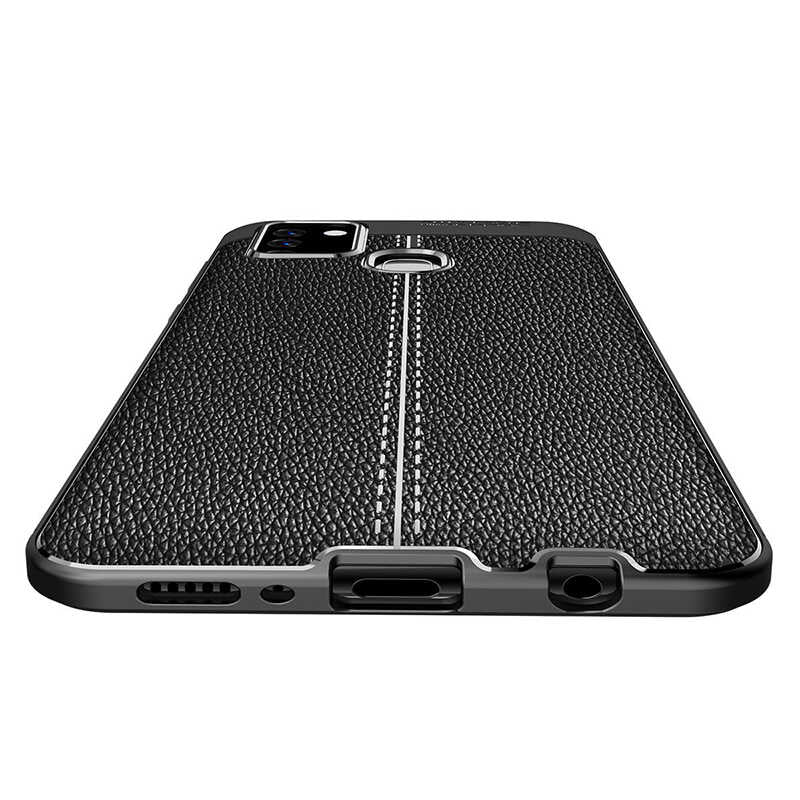 Galaxy A21S Kılıf Zore Niss Silikon Kapak Lacivert