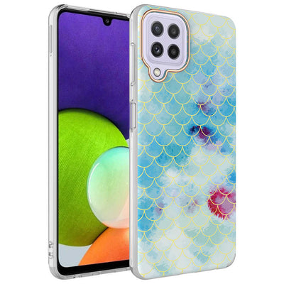 Galaxy A22 4G Kılıf Zore Bella Kapak Lila