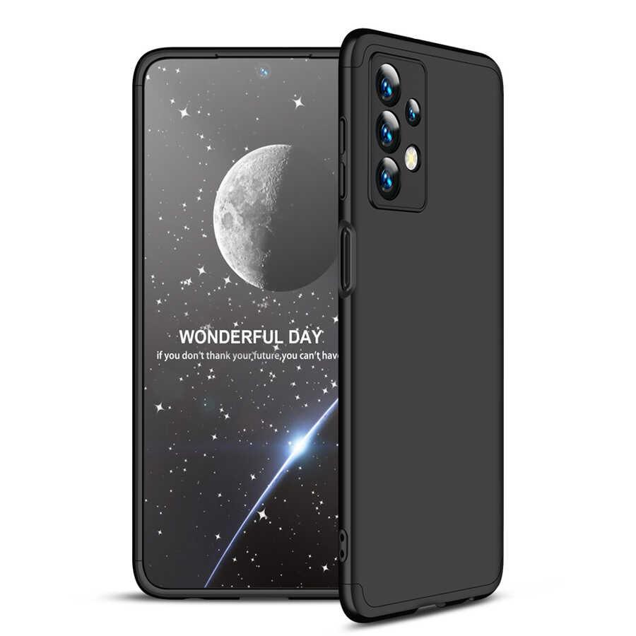Galaxy A23 Kılıf Zore Ays Kapak Siyah