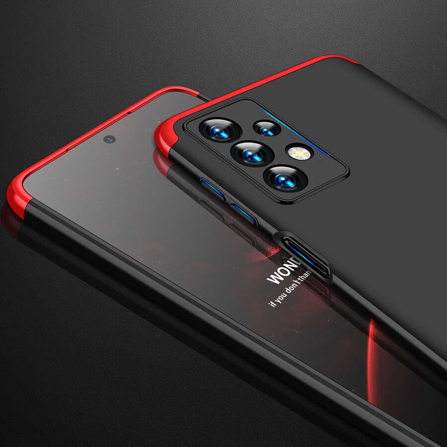 Galaxy A23 Kılıf Zore Ays Kapak Siyah-Mavi