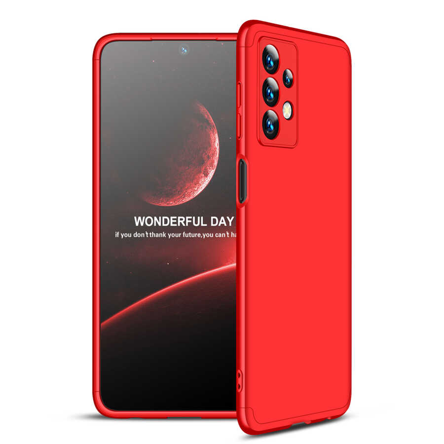 Galaxy A23 Kılıf Zore Ays Kapak Kırmızı