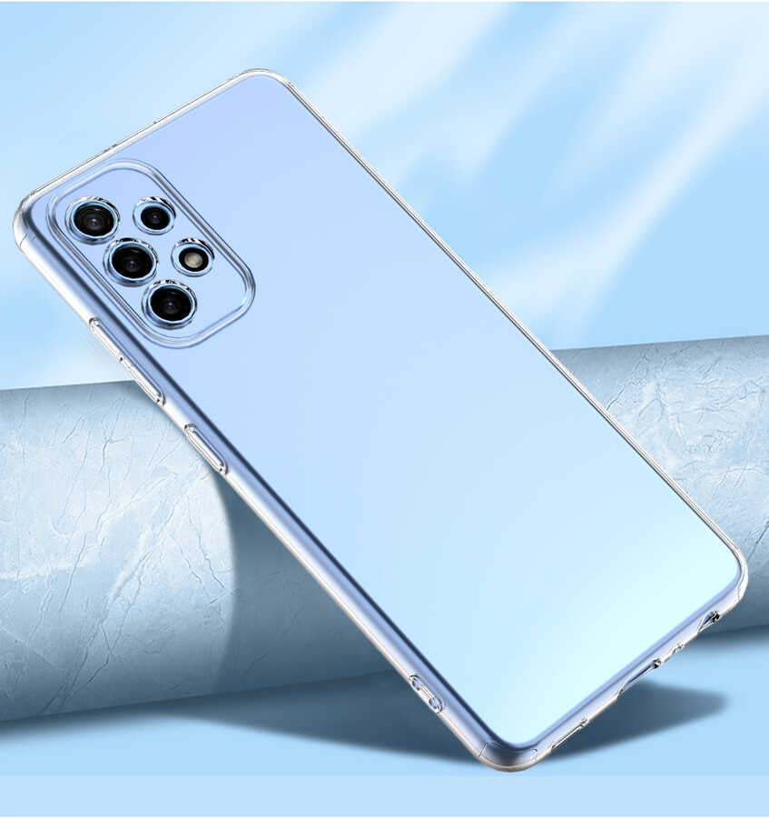 Galaxy A23 Kılıf Zore Kamera Korumalı Süper Silikon Kapak Renksiz