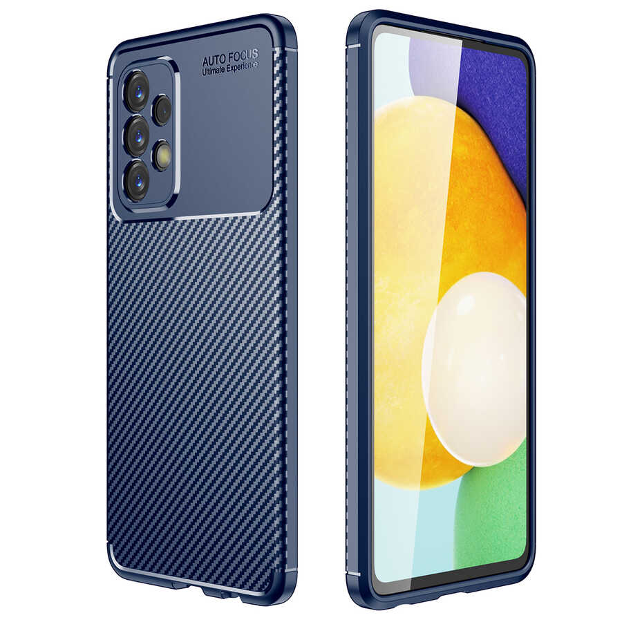 Galaxy A23 Kılıf Zore Negro Silikon Kapak Lacivert