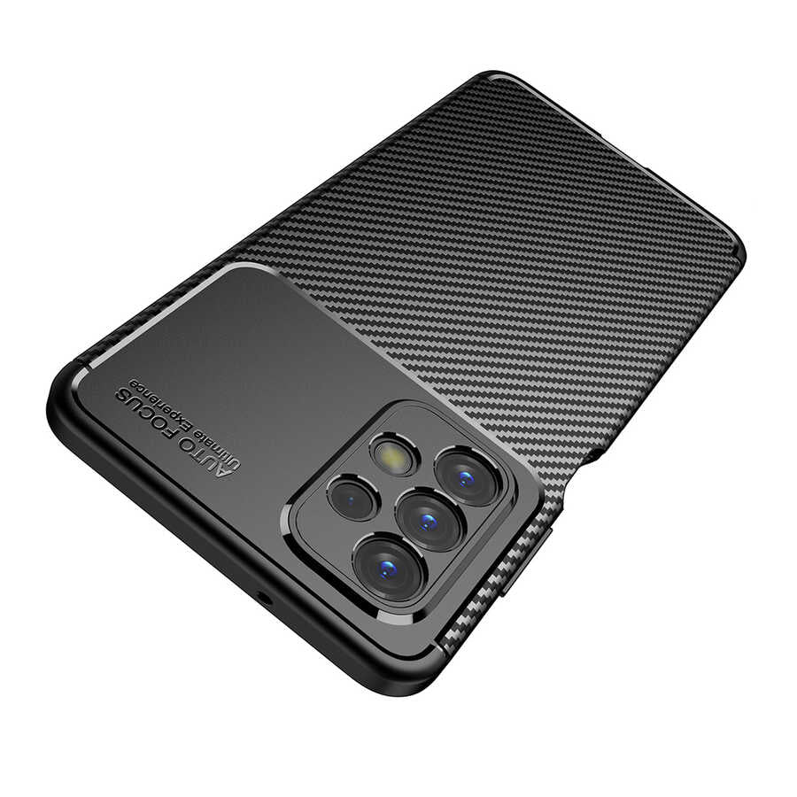 Galaxy A23 Kılıf Zore Negro Silikon Kapak Siyah