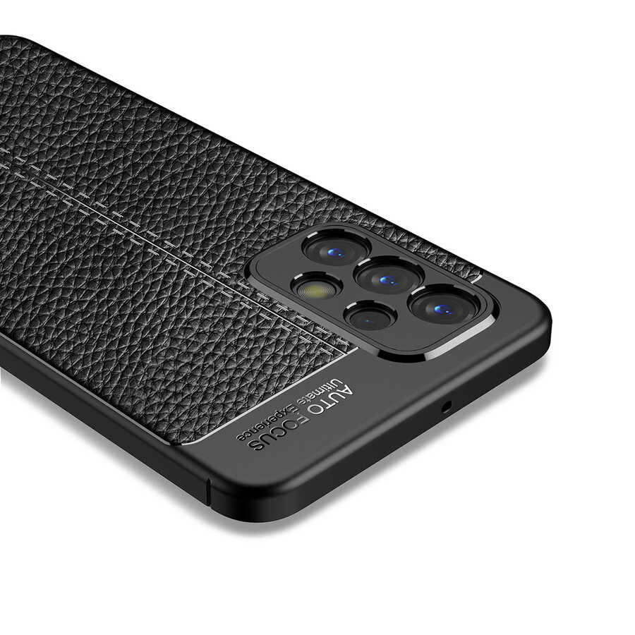 Galaxy A23 Kılıf Zore Niss Silikon Kapak Siyah