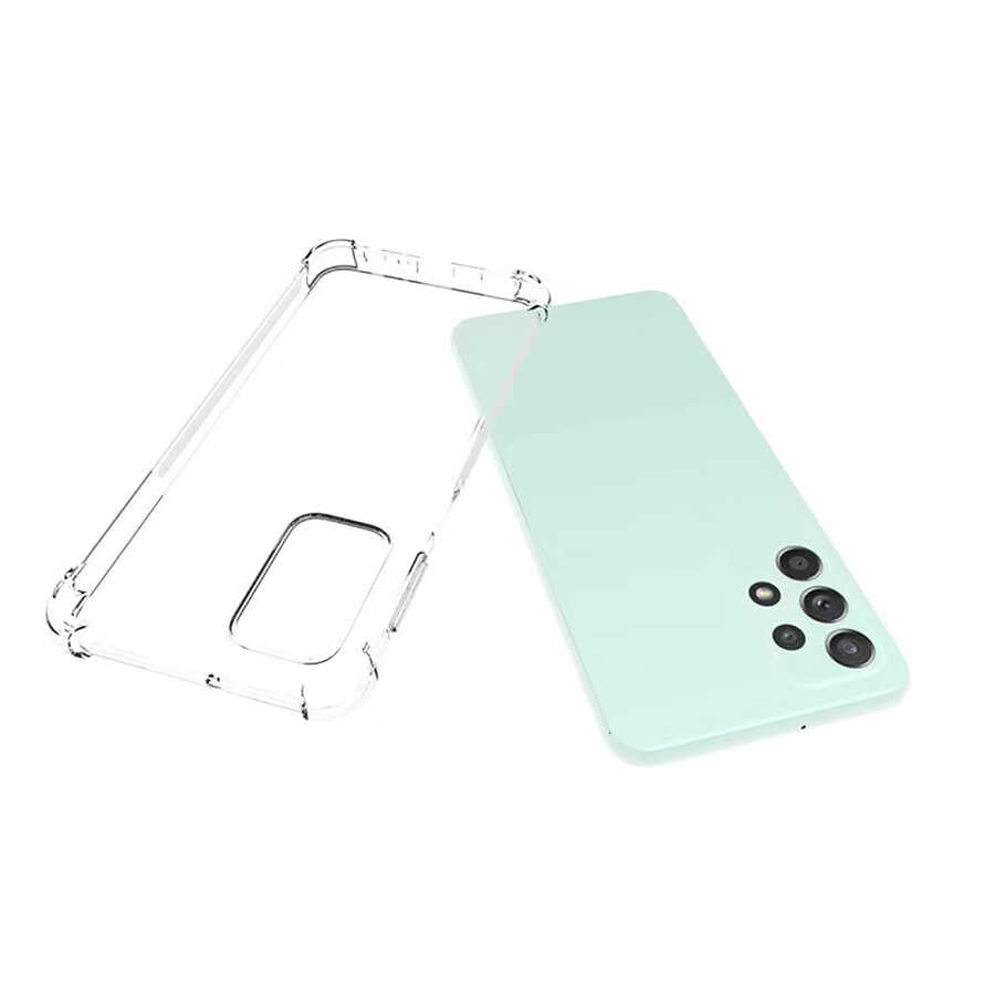 Galaxy A23 Kılıf Zore Nitro Anti Shock Silikon Renksiz