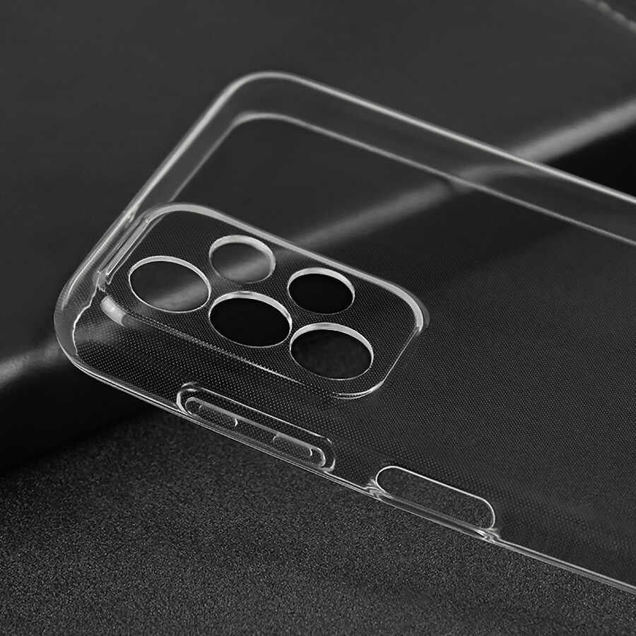 Galaxy A23 Kılıf Zore Süper Silikon Kapak Renksiz
