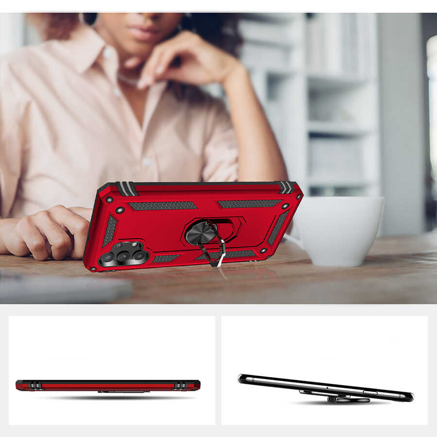 Galaxy A23 Kılıf Zore Vega Kapak Siyah