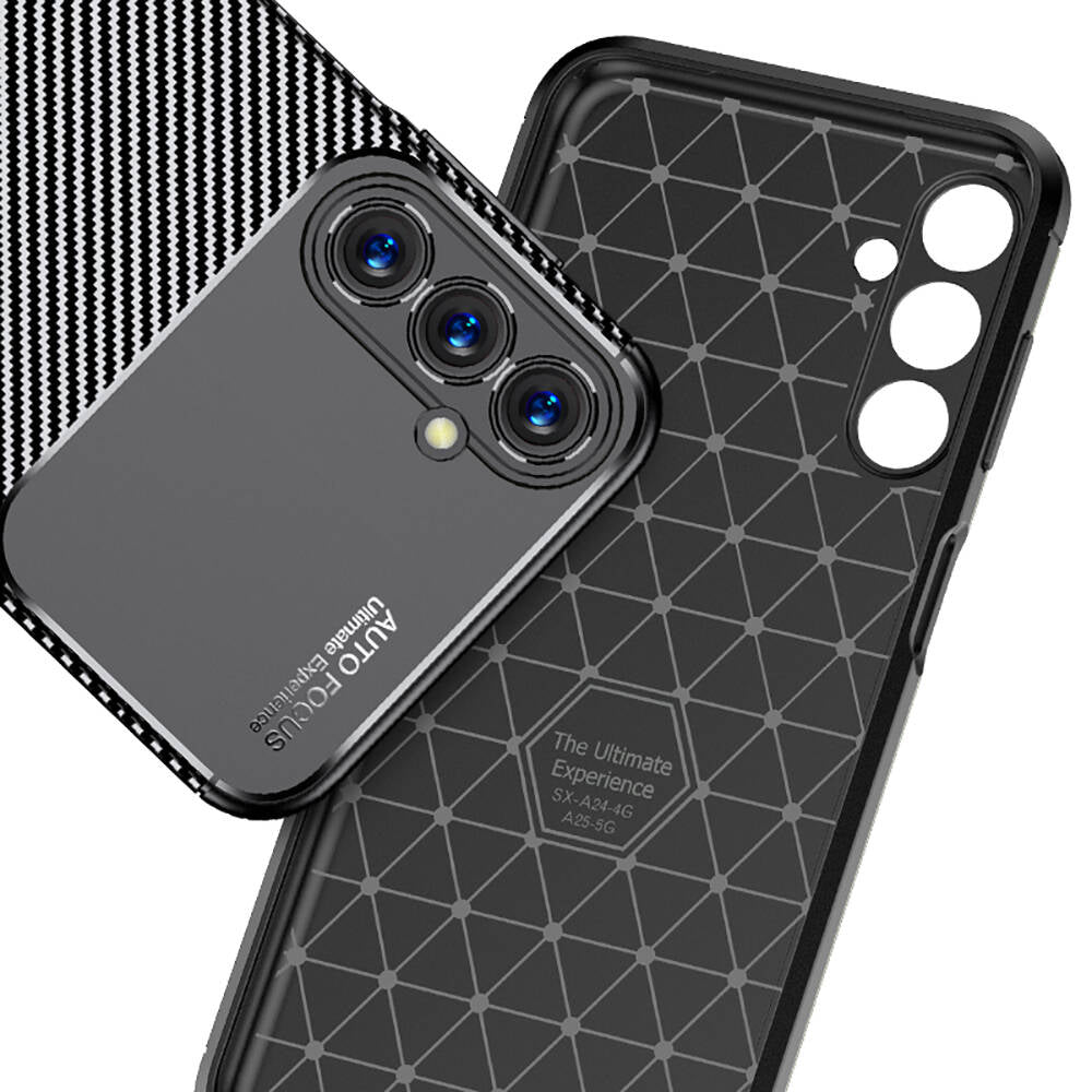 Galaxy A25 Kılıf Zore Negro Silikon Kapak Siyah