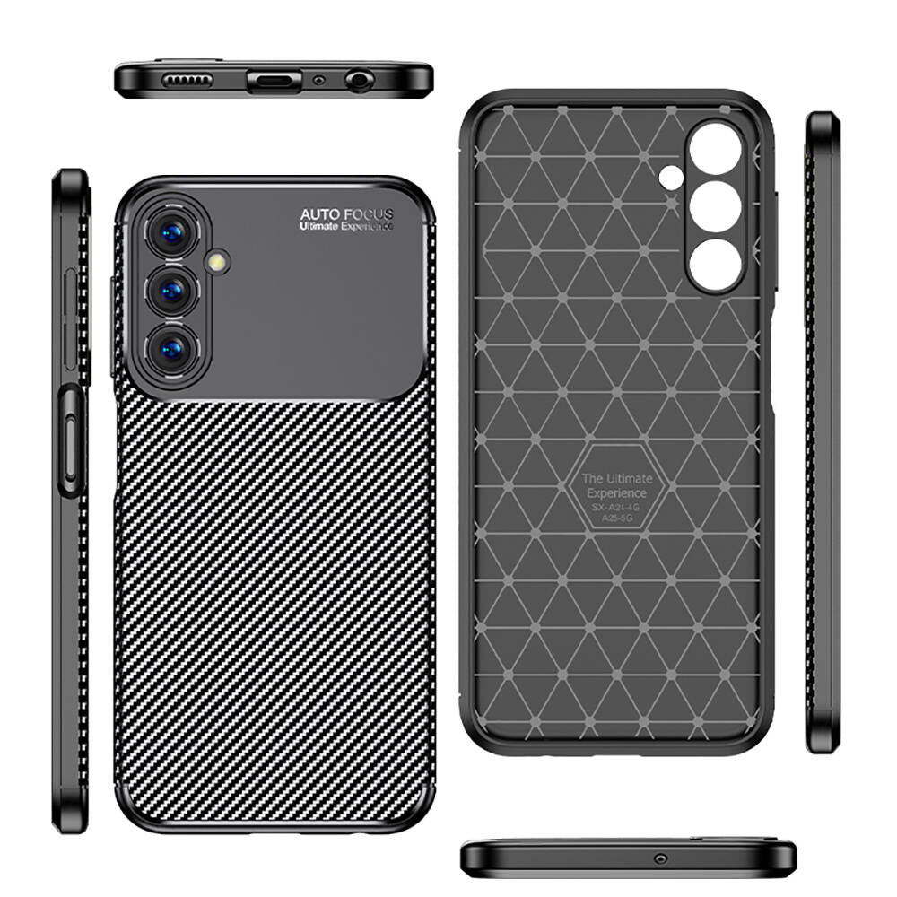 Galaxy A25 Kılıf Zore Negro Silikon Kapak Siyah