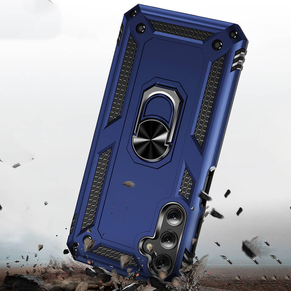 Galaxy A25 Kılıf Zore Vega Kapak Mavi