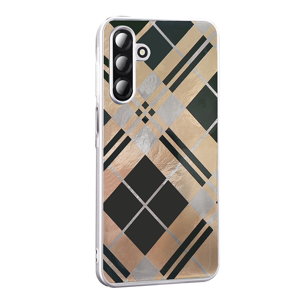 Galaxy A26 Kılıf Desenli Zore Mep Kapak Gold Leopar