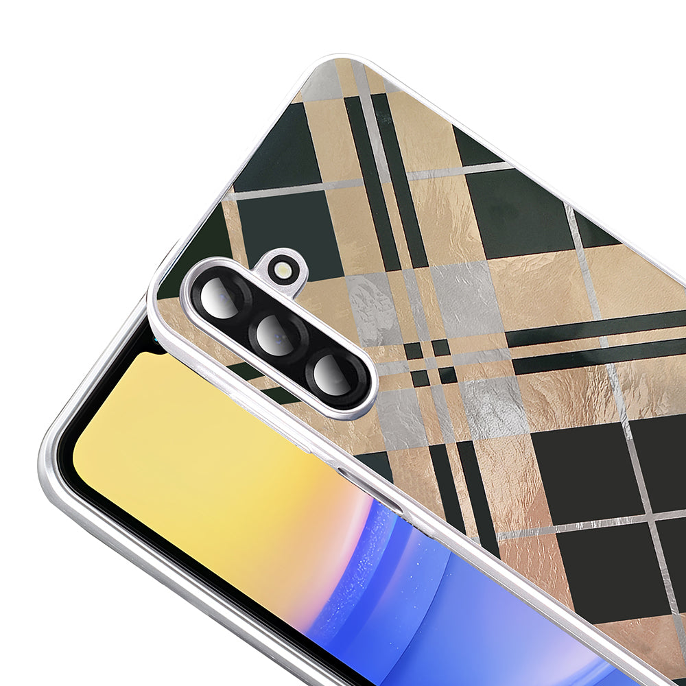 Galaxy A26 Kılıf Desenli Zore Mep Kapak Gold Leopar