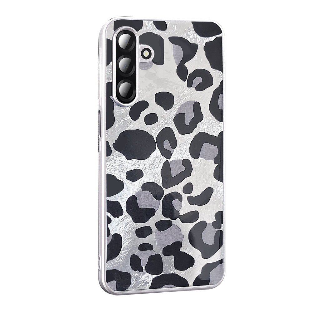 Galaxy A26 Kılıf Desenli Zore Mep Kapak Gri Leopar
