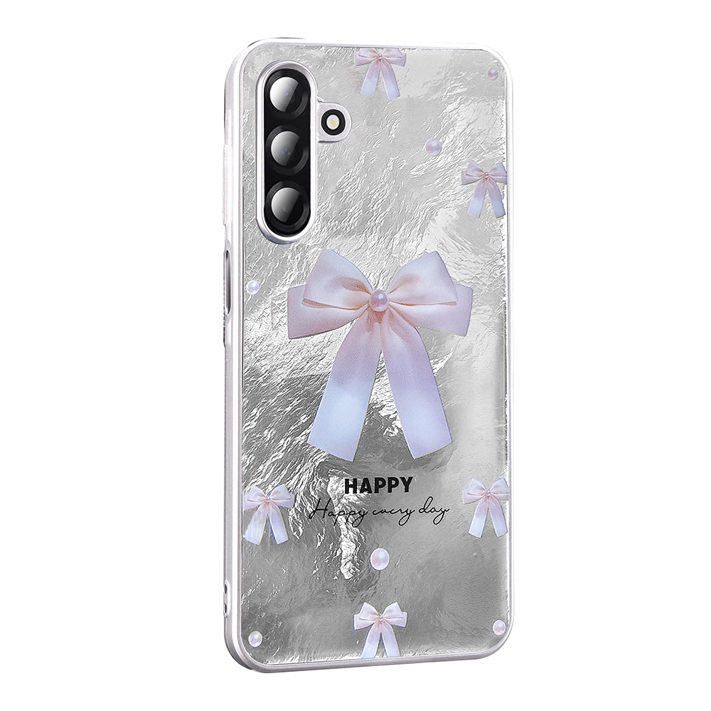 Galaxy A26 Kılıf Desenli Zore Mep Kapak Gri Leopar