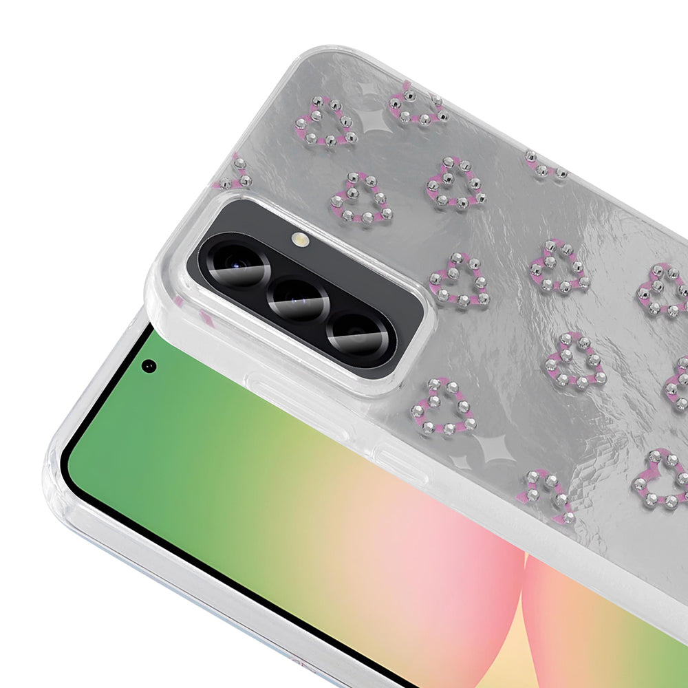 Galaxy A26 Kılıf Kamera Korumalı Figürlü Zore Ponti Silikon Kapak Açık Mavi