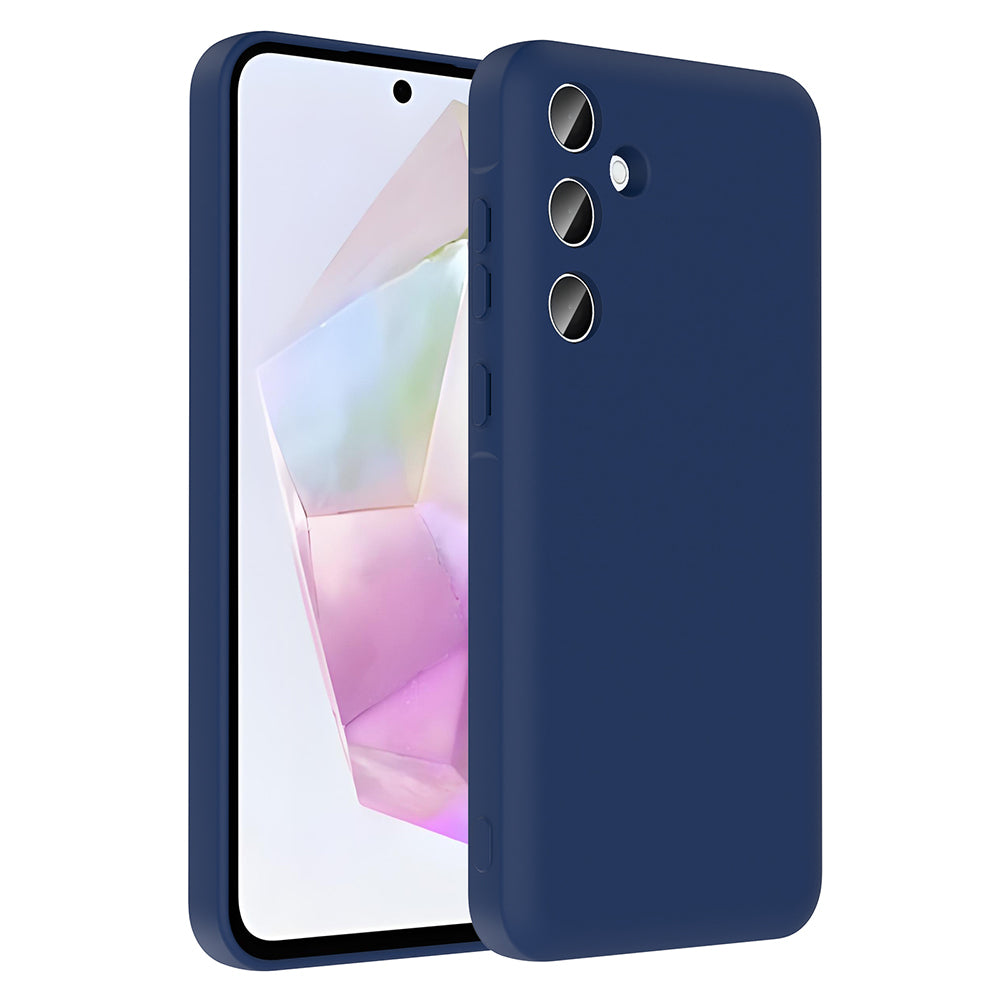 Galaxy A26 Kılıf Kamera Korumalı Kartlık Hazneli Zore Vitra Kapak Kahverengi