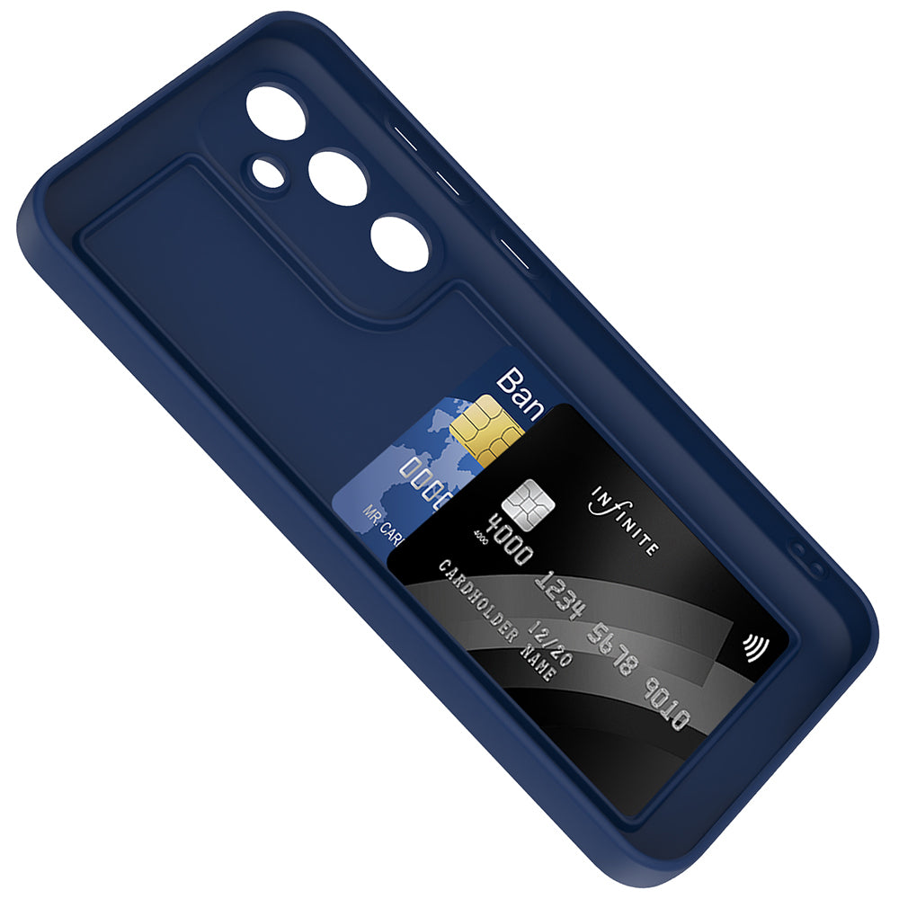 Galaxy A26 Kılıf Kamera Korumalı Kartlık Hazneli Zore Vitra Kapak Mürdüm