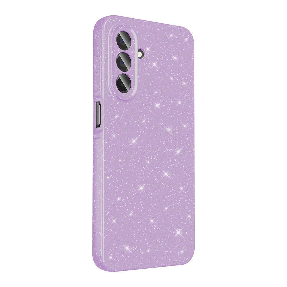 Galaxy A26 Kılıf Kamera Korumalı Simli Lüks Zore Koton Kapak Açık Pembe