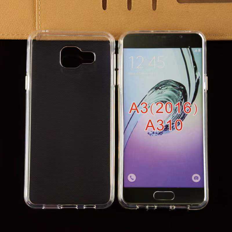 Galaxy A3 2016 Kılıf Zore Süper Silikon Kapak Renksiz