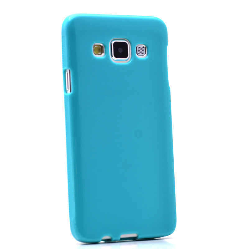 Galaxy A3 Kılıf Zore Süper Silikon Kapak Turkuaz