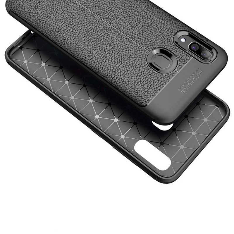 Galaxy A30 Kılıf Zore Niss Silikon Kapak Siyah