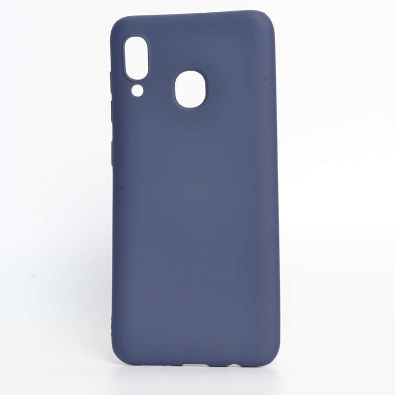 Galaxy A30 Kılıf Zore Premier Silikon Kapak Lacivert