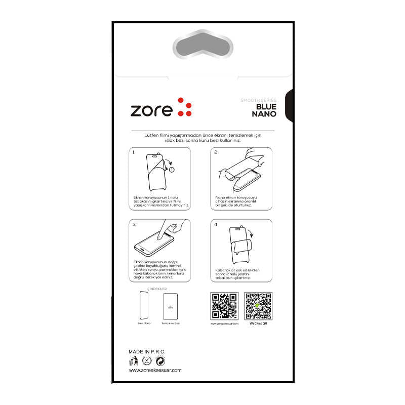 Galaxy A30 Zore Blue Nano Ekran Koruyucu Renksiz