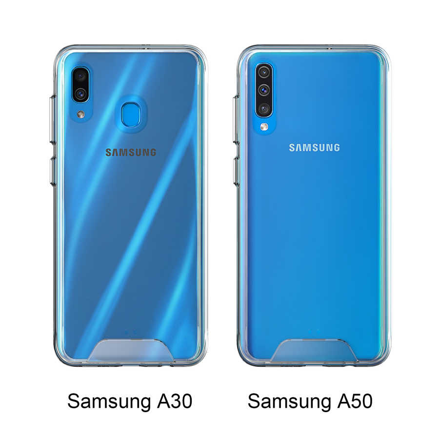 Galaxy A30S Kılıf Zore Gard Silikon Renksiz