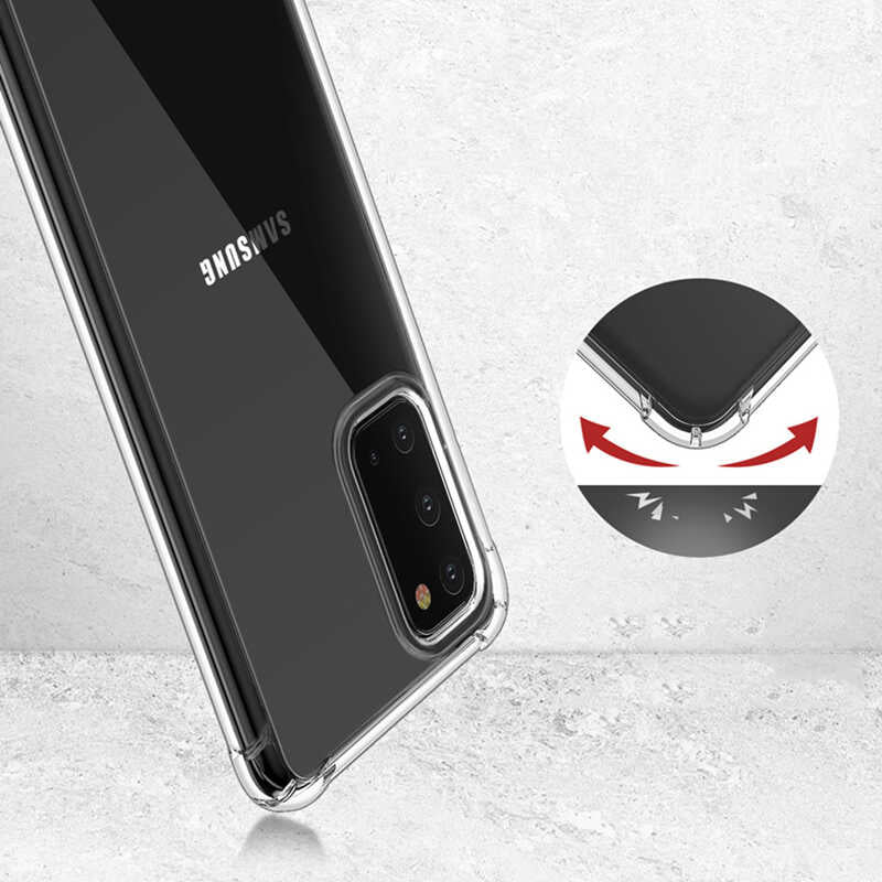 Galaxy A31 Kılıf Zore Nitro Anti Shock Silikon Renksiz