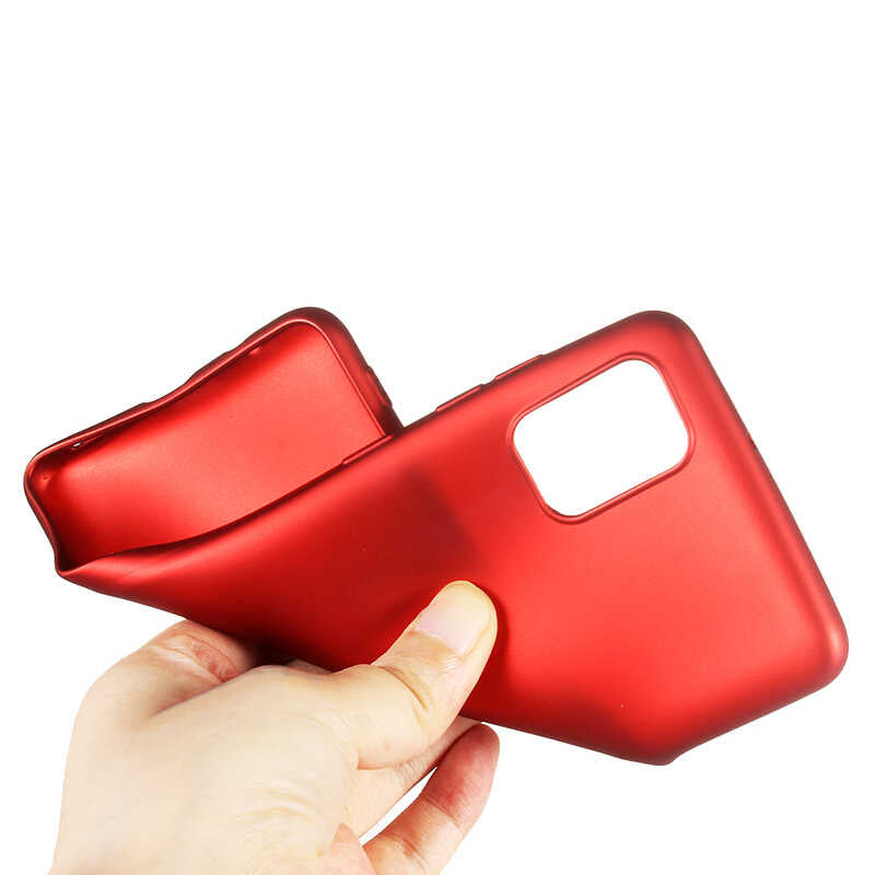 Galaxy A31 Kılıf Zore Premier Silikon Kapak Mürdüm