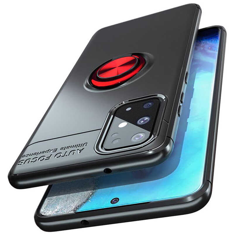 Galaxy A31 Kılıf Zore Ravel Silikon Kapak Siyah