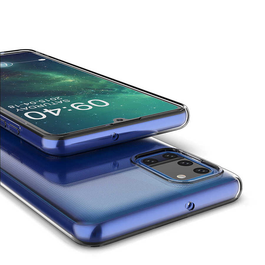 Galaxy A31 Kılıf Zore Süper Silikon Kapak Renksiz
