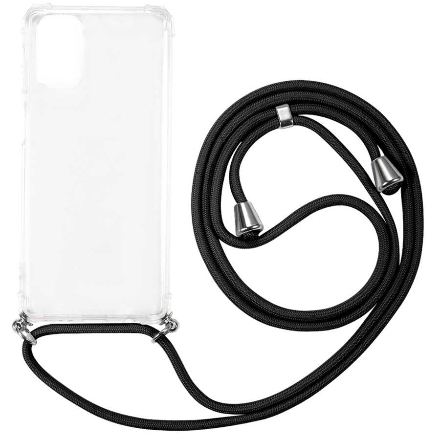 Galaxy A31 Kılıf Zore X-Rop Kapak Renksiz