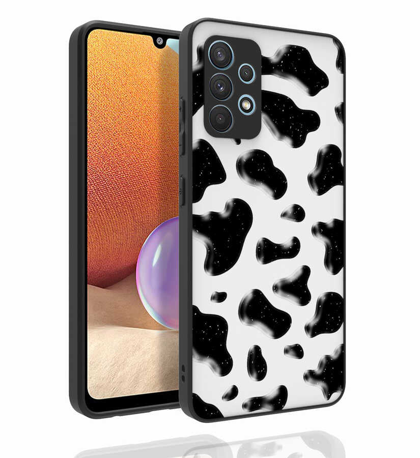 Galaxy A32 4G Kılıf Desenli Kamera Korumalı Parlak Zore Nora Kapak NO2