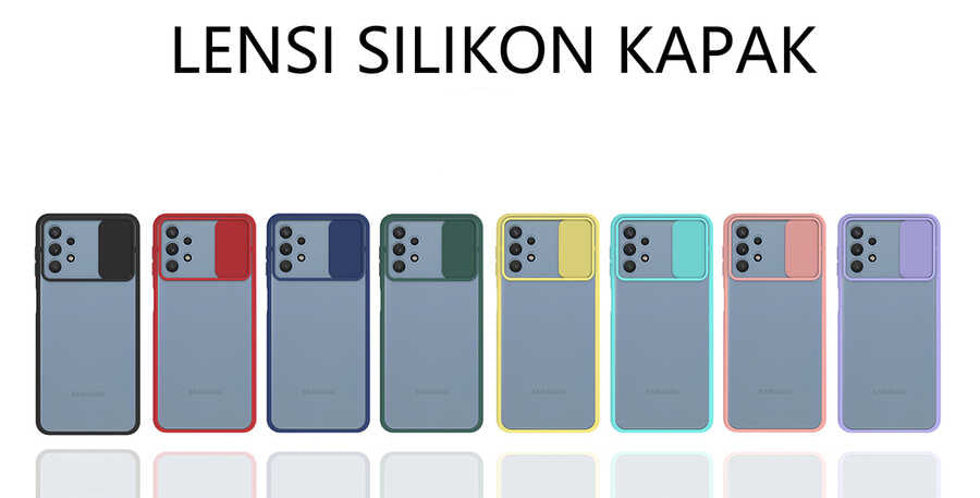 Galaxy A32 4G Kılıf Zore Lensi Kapak Pembe Açık