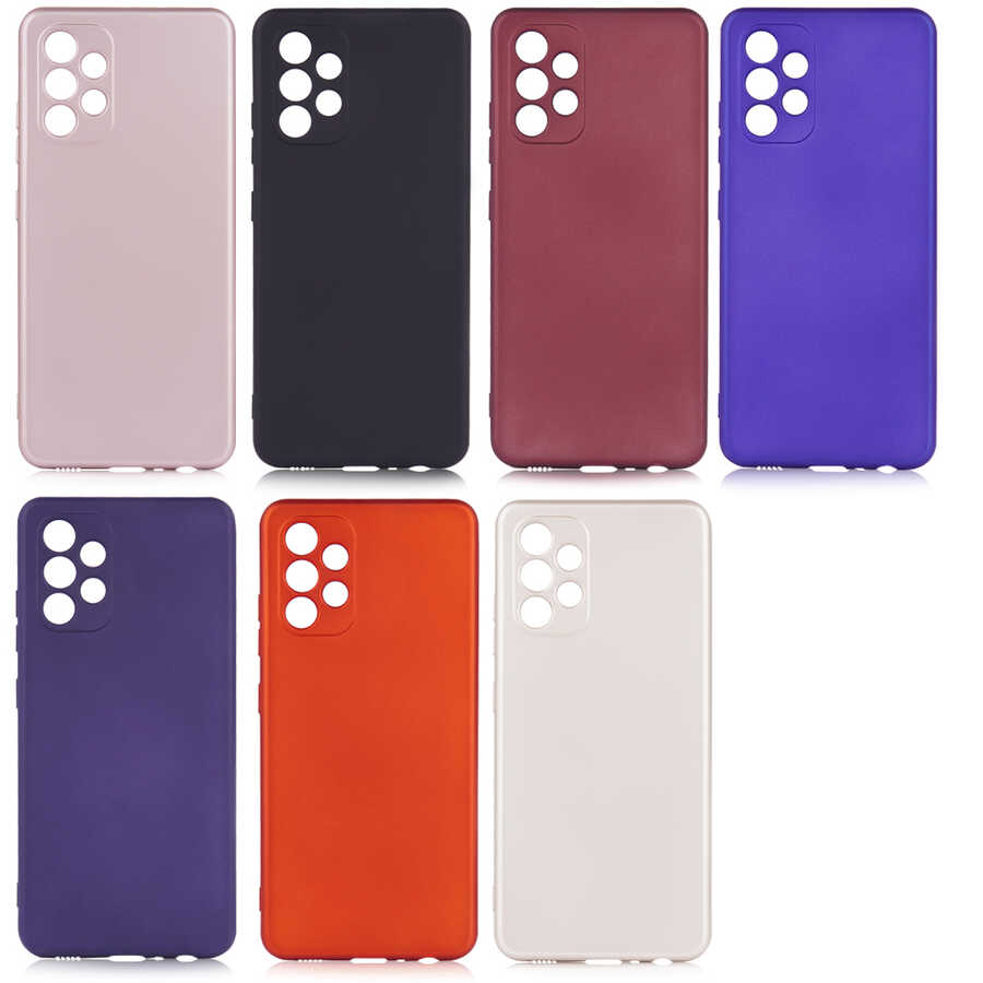 Galaxy A32 4G Kılıf Zore Premier Silikon Kapak Gold