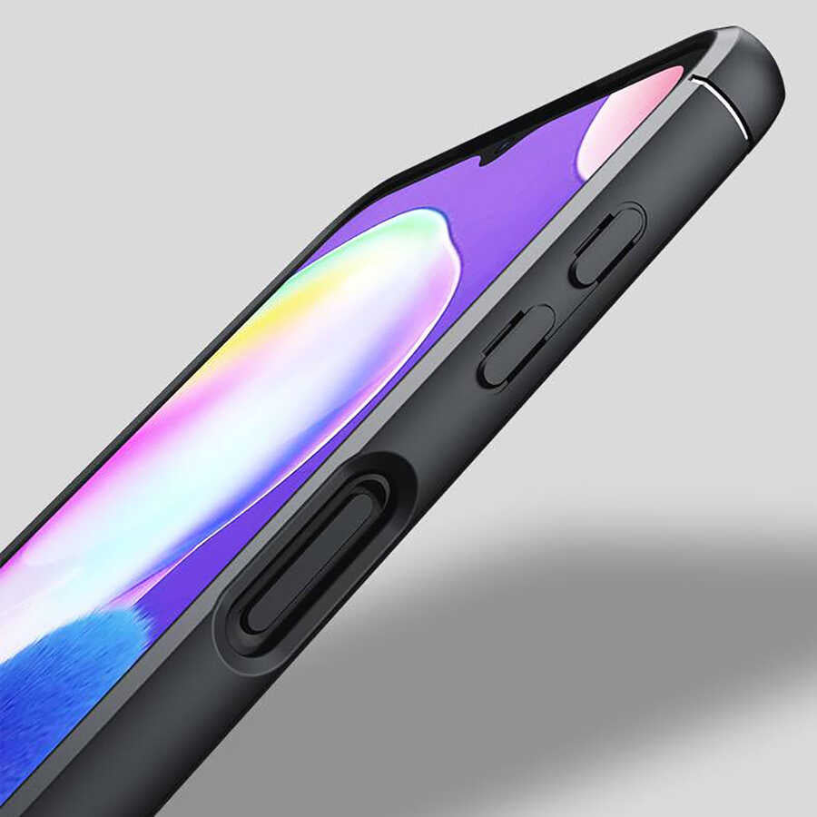 Galaxy A32 5G Kılıf Zore Ravel Silikon Kapak Mavi